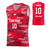 Basketball Jersey Glitch - Red